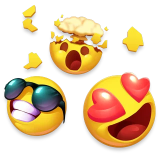 Winst-emoji's – Bubbles