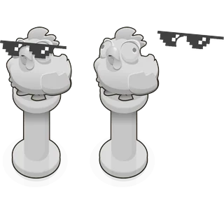 Standbeeld – Chicken Road 2