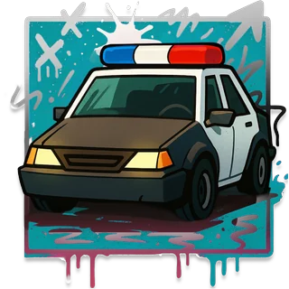 Politieauto – Chicken Royal