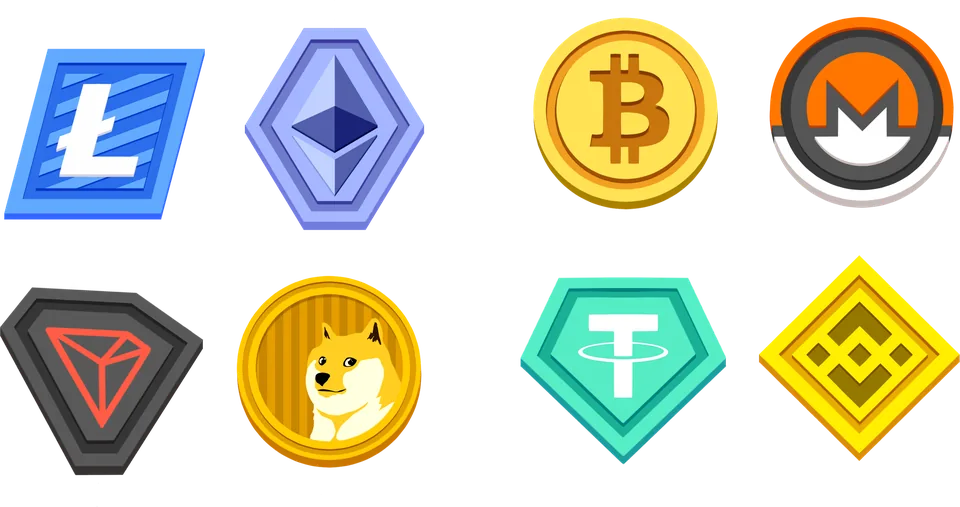 Alle symbolen van het spel – Cryptos