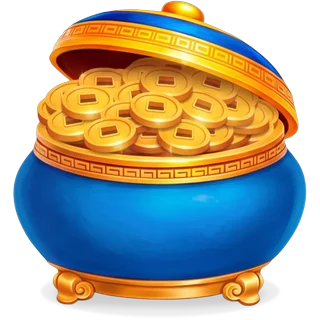 Blauwe pot – Dragon Pots