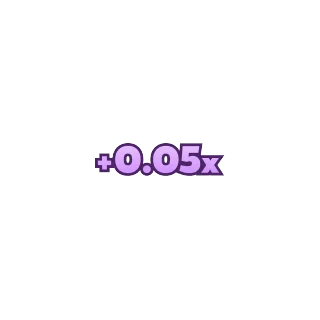 Multiplier (+0,05x) – Frog Jump