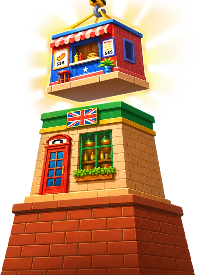 De voltooide toren – MegaBlock Empire