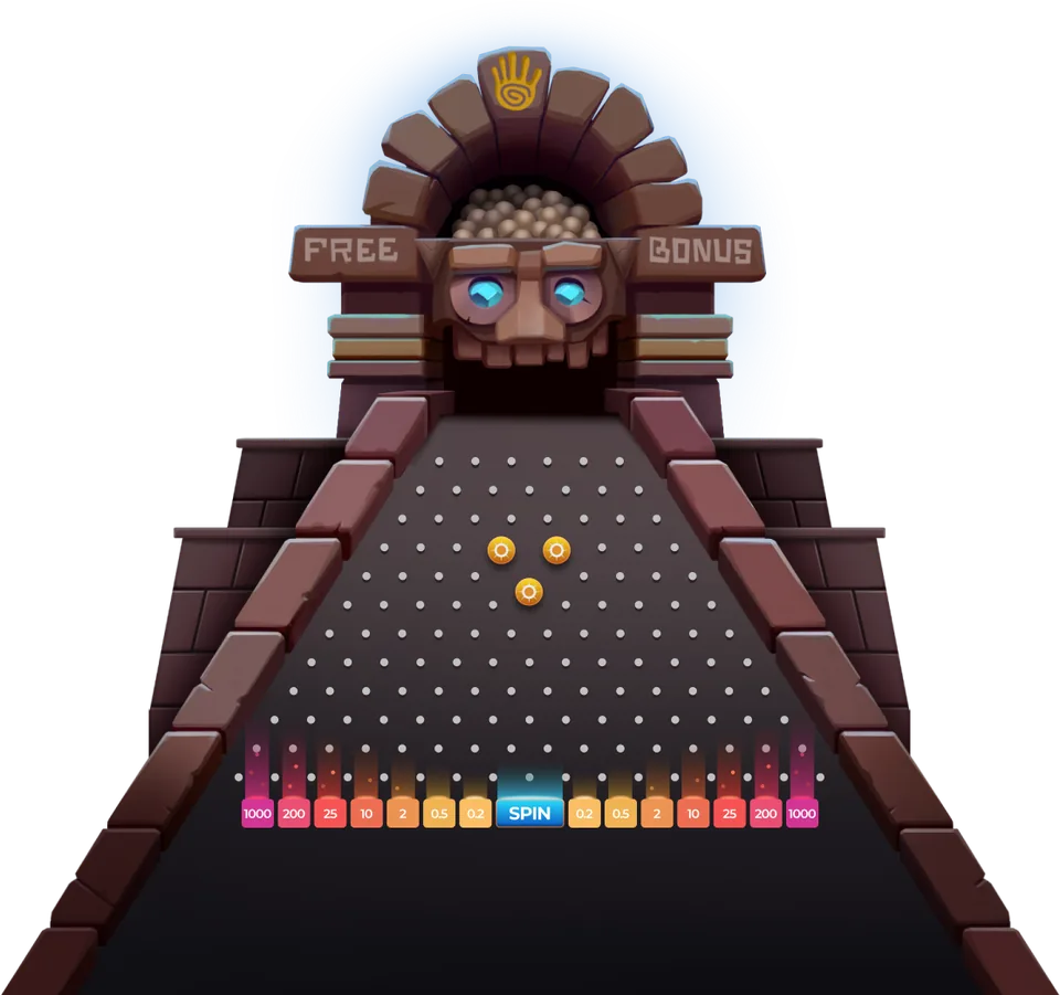 Het speelveld – Plinko AZTEC