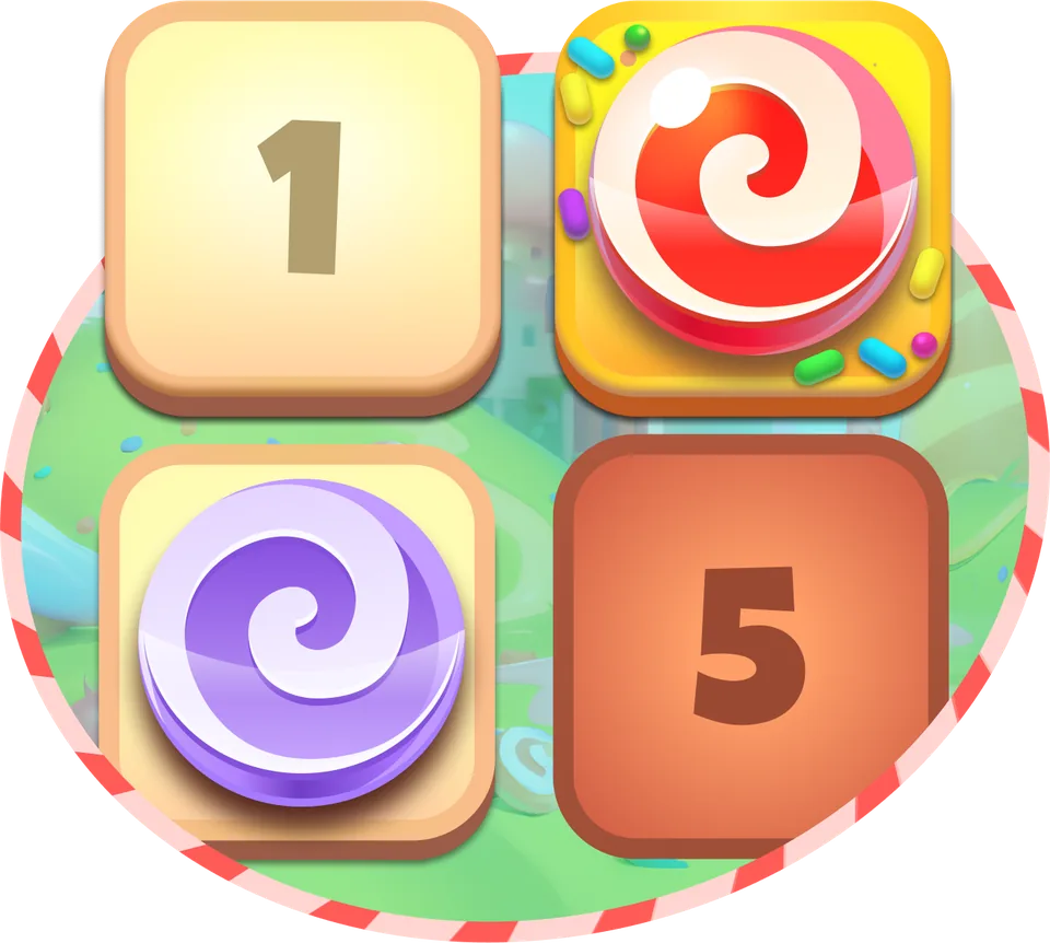 Het speelraster – Sweet Keno