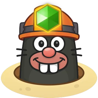 Mol met smaragd – Topo Mole