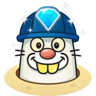 Mol met diamant – Topo Mole