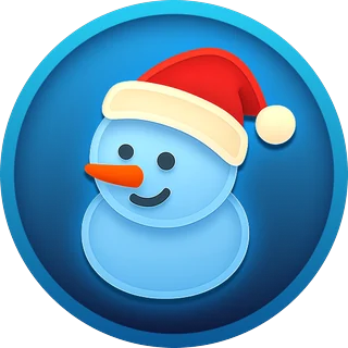 Sneeuwpop (blauwe ring) – Twist X-mas