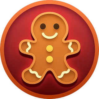 Peperkoekmannetje (rode ring) – Twist X-mas